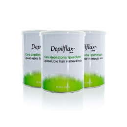 DEPILFLAX 100 WAX FOR HAIR DEPILATION 800ML NATURAL