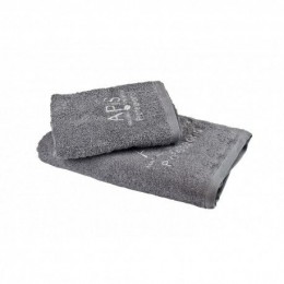 APIS Terry towel with 70x140 logo - gray