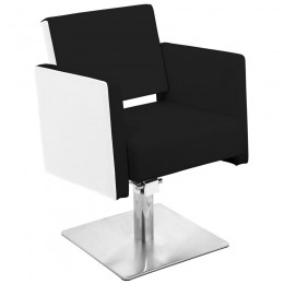 GABBIANO HAIRDRESSING CHAIR BLACK AND WHITE MADRID