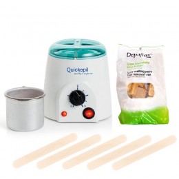 QUICKEPIL STRAIGHT HAND-FREE WAX REMOVAL SET 250G 1.5