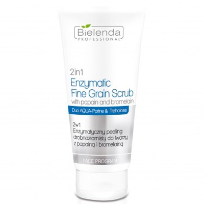 BIELENDA 2 in 1 Enzymatic fine-grained face peeling with papain and bromelain 150g