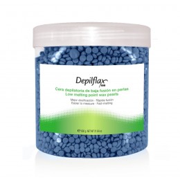 DEPILFLAX HANDLESS WAX FOR DEPILATION OF PEARL AZUL 600G BLUE