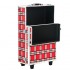 COSMETIC CASE S-015 RED GRID