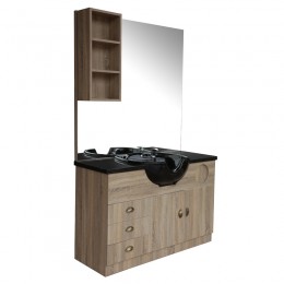 GABBIANO HAIRDRESSER CONSOLE WITH WASHBASIN QT-001