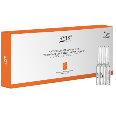 SYIS ANTI-CELLULITE AMPOULES WITH CAFFEINE AND THEOPHILINE 10X10ML