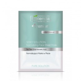 BIELENDA PURE SOLUTION FACE SHEET MASK Normalizing mask in a 25g patch