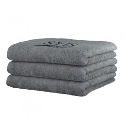 SYIS Terry towel with 50x100 logo - gray