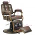 GABBIANO BARBER CHAIR BOSS OLD LEATHER DARK BROWN BROWN