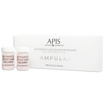 APIS AMPOULES Activator with freeze-dried raspberries 5 pcs