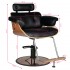 GABBIANO HAIRDRESSING CHAIR FLORENCE BLACK NUT